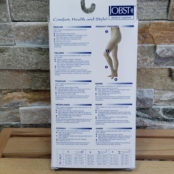 JOBST Opaque Compression Pantyhose 15-20mmHg Clos - Picture 5 of 6